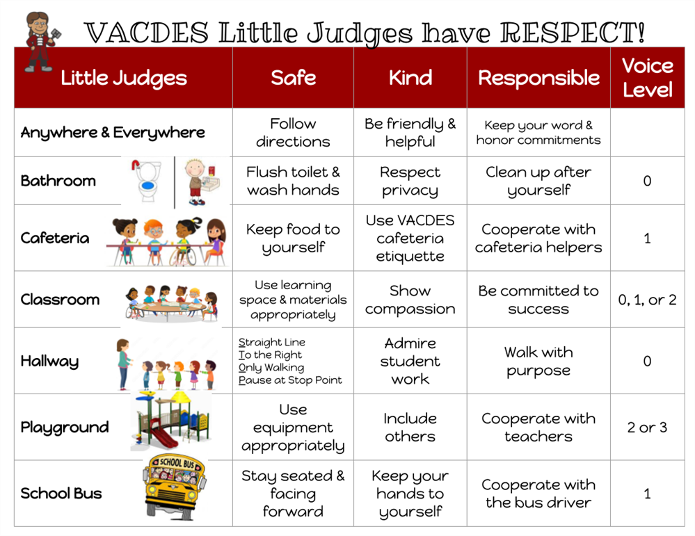 VACDES PBIS Matrix